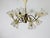1960s Glass and Brass Chandelier attributed to Emil Stejnar for Rupert Nikoll, 1960s, Set of 2 For Sale - Image 5 of 17