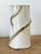 White Vintage Boho Original Studio Pottery Snake Vase For Sale - Image 8 of 11