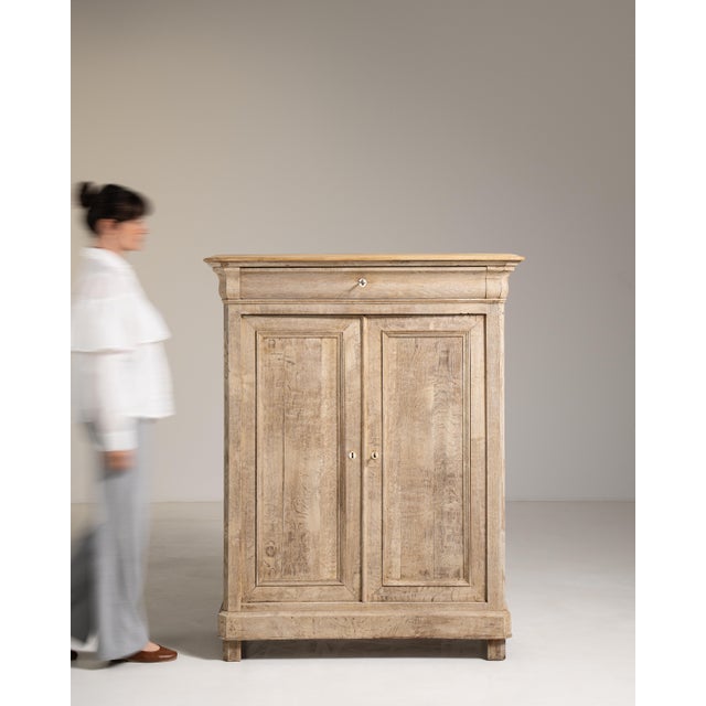 19th Century Louis Philippe Oak Buffet For Sale In Greensboro - Image 6 of 11