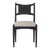 Four Hands Haddon Dining Chair - Antwerp Natural, Black Rush For Sale