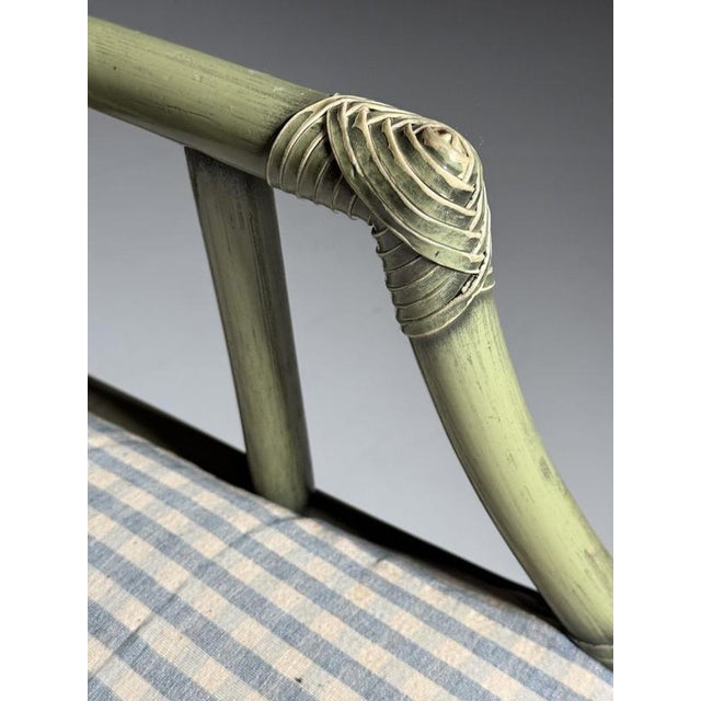 Wood Bamboo Chair, England, 1980s For Sale - Image 7 of 13
