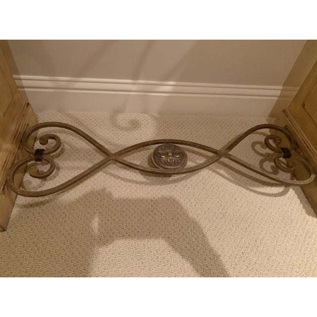 Stone Base With Glass Top Console Table Chairish