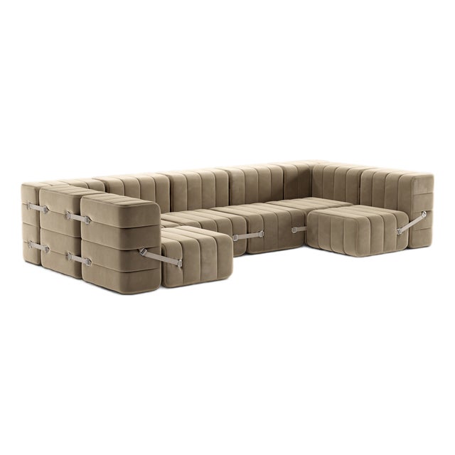 Curt Modular Set Flexible U-Sofa from Ambivalenz, Set of 15 For Sale