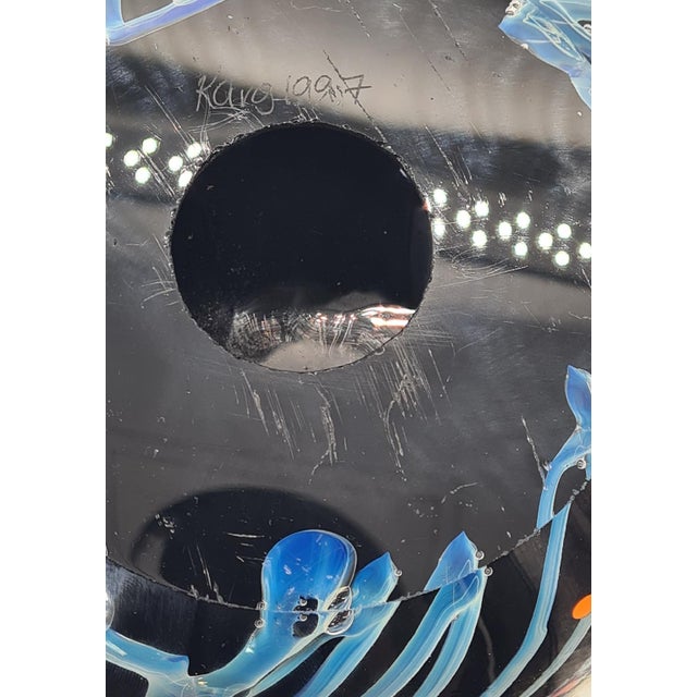 Art Glass Paperweight by Rollin Karg, 1990s For Sale - Image 9 of 12