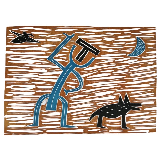 Domingo Millan, Composition, 1990, Engraving For Sale