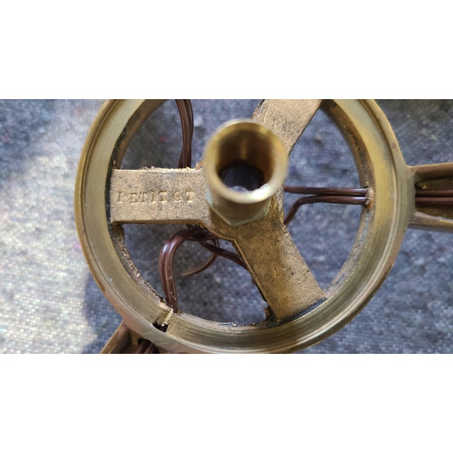 Mid-Century Floor Lamp from Maison Petitot, 1950s For Sale - Image 9 of 10