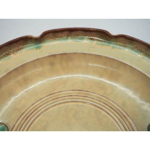 Beige Ceramic Fruit Bowl by Christer Heijl for Töreboda Keramik, Sweden, 1930s For Sale - Image 8 of 11