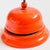Mid 20th Century MCM Orange Enameled Desk Bell For Sale - Image 5 of 7