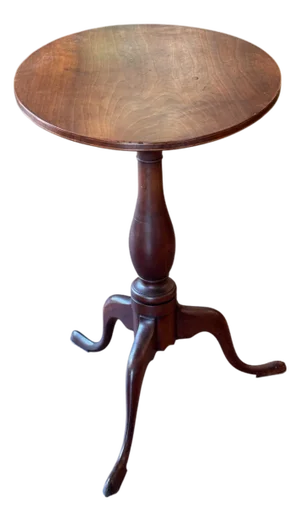 19th Century Oval Tilt-Top Pedestal Table