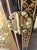 1950s Chinoiserie Hand Painted Elegant Gold Leaf Chinese Cabinet For Sale In San Diego - Image 6 of 12