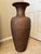 2000 - 2009 Extra Large 36” Vessel “Montaage” Brand Terracotta Floor Vase in Umbria Plum Glaze For Sale - Image 5 of 10