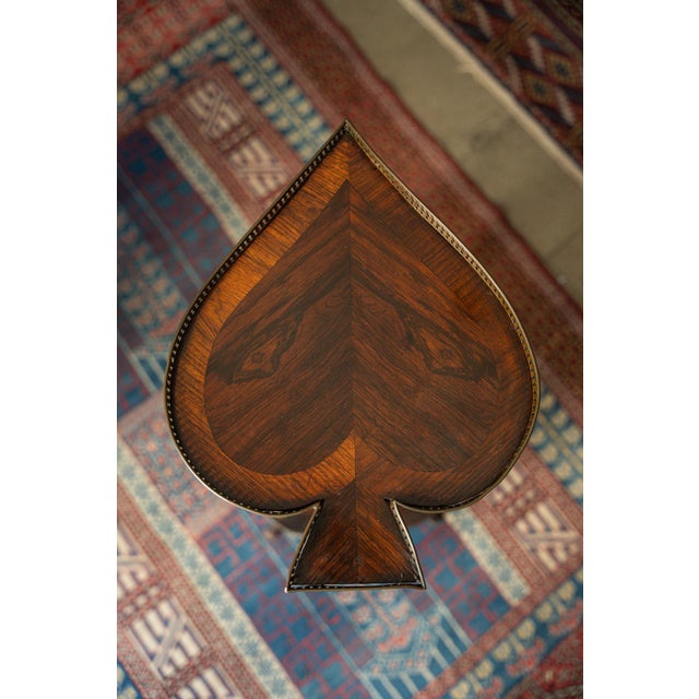 Napoleon III Spade-Shaped Table, in Good conditions. Designed before 1890