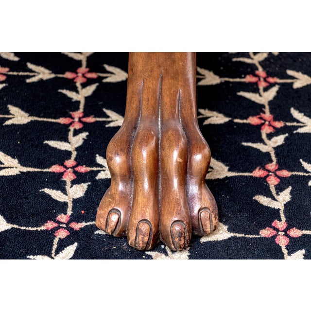 Antique Extension Claw Feet Extension Dining Table For Sale - Image 17 of 18