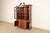 Councill Craftsmen Georgian Banded Flame Mahogany Lighted Breakfront Bookcase Cabinet For Sale In South Bend - Image 6 of 17