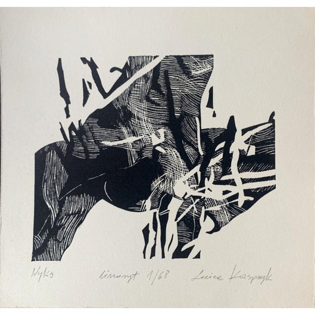 Early 21st Century Luiza Kasprzyk, Nyx, 2023, Linocut For Sale - Image 5 of 5