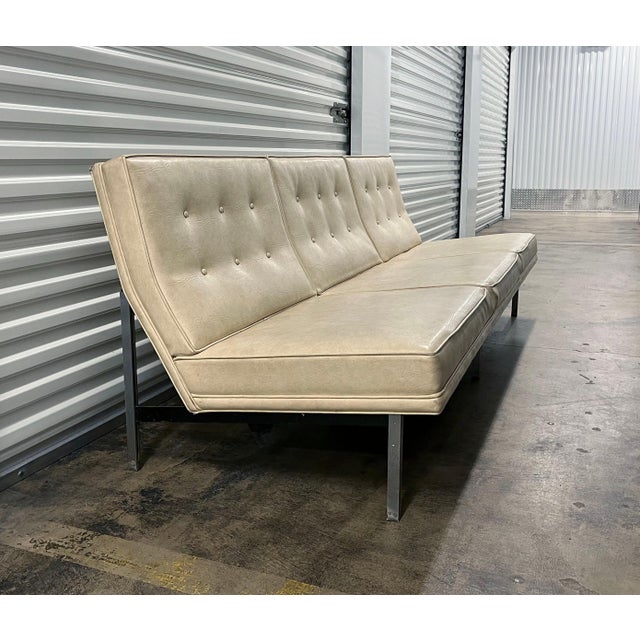 Knoll Florence Knoll Parallel Bar Sofa For Sale - Image 4 of 7