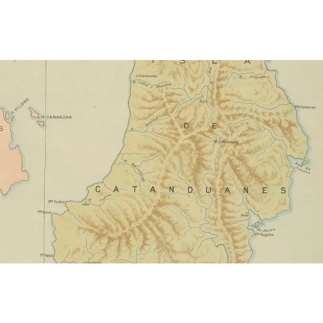 Map of the Island of Catanduanes, 1899 For Sale - Image 3 of 10