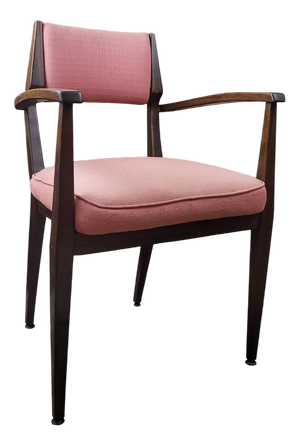 Upholstered Rosewood Armchair, 1950s