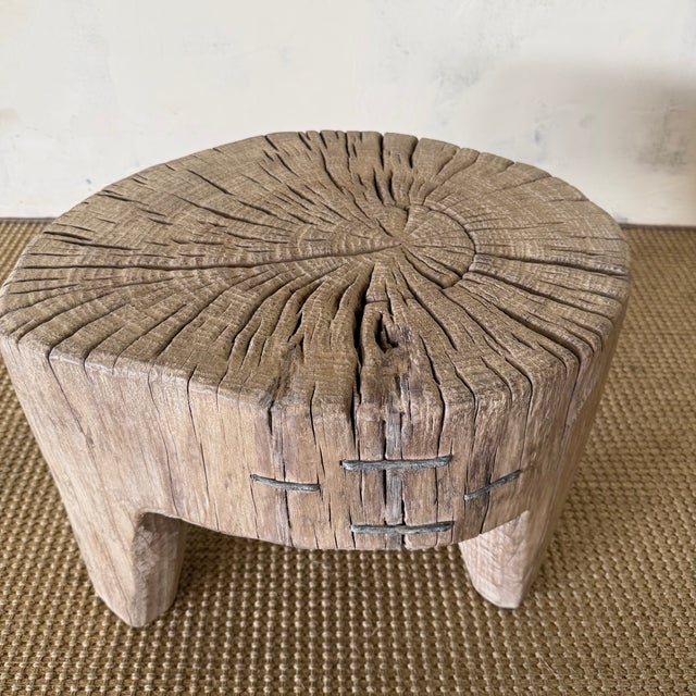 1950s Vintage Stump Table For Sale - Image 5 of 7