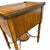 Wood Vintage Two Drawer Birds Eye Wood Brass Gallery Drinks or Side Table For Sale - Image 7 of 11