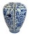 Blue 1970s Large Hand-Painted Delft Blue & White Vase With Bird Motif For Sale - Image 8 of 11