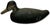 Unusually Large Size Antique American Carved Wood Hand Painted Duck Hunters Decoy From Downeast Coastal Maine - 22 Inches Long For Sale - Image 13 of 18