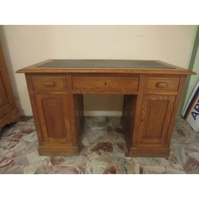 Vintage Chestnut Desk Chair, 1890s For Sale - Image 11 of 11