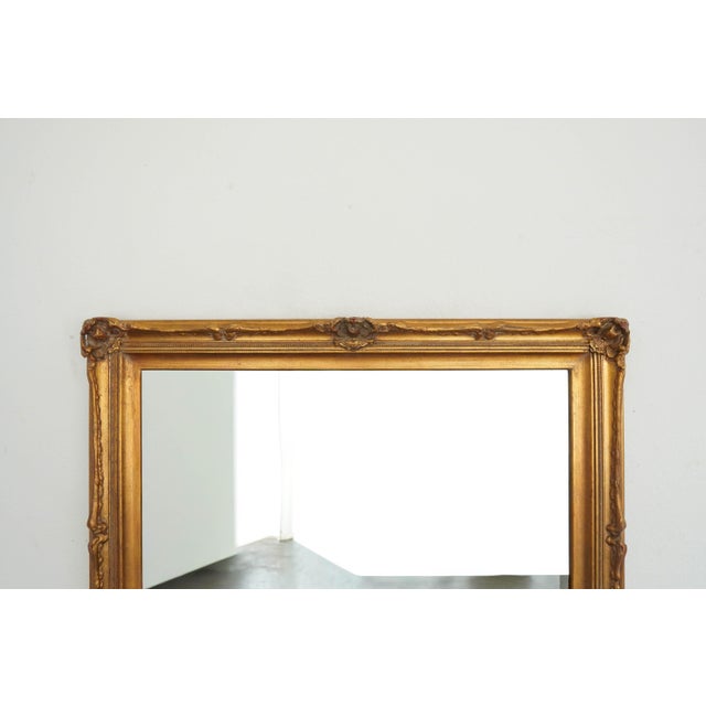 Vintage De La Torre Bros. Louis XV Style Giltwood Wall Mirror For Sale In Austin - Image 6 of 16