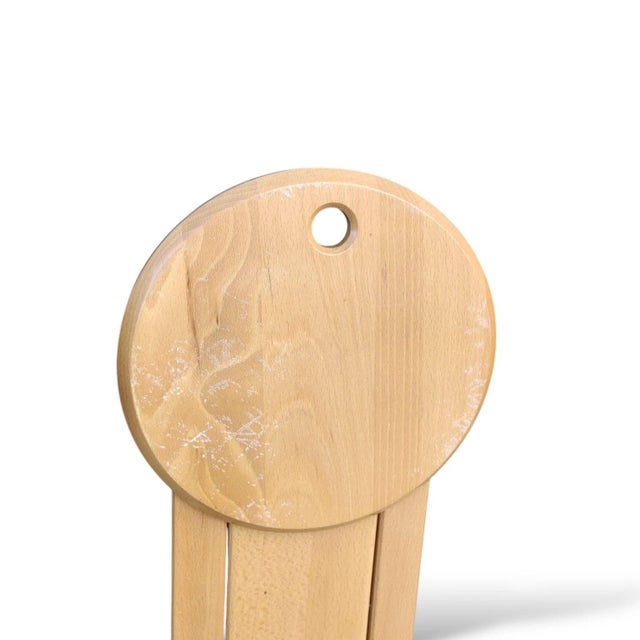 Vintage Suzy Folding Stools in Beech by Adrian Reed, 1980s, Set of 2 For Sale - Image 6 of 14