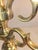 Metal Late 19th Century Brass Candelabra Menorah For Sale - Image 7 of 8