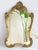 Baroque Hollywood Regency Rococo Baroque French Gold Gilt Scalloped Mirror with Floral Design, 1960s For Sale - Image 3 of 10