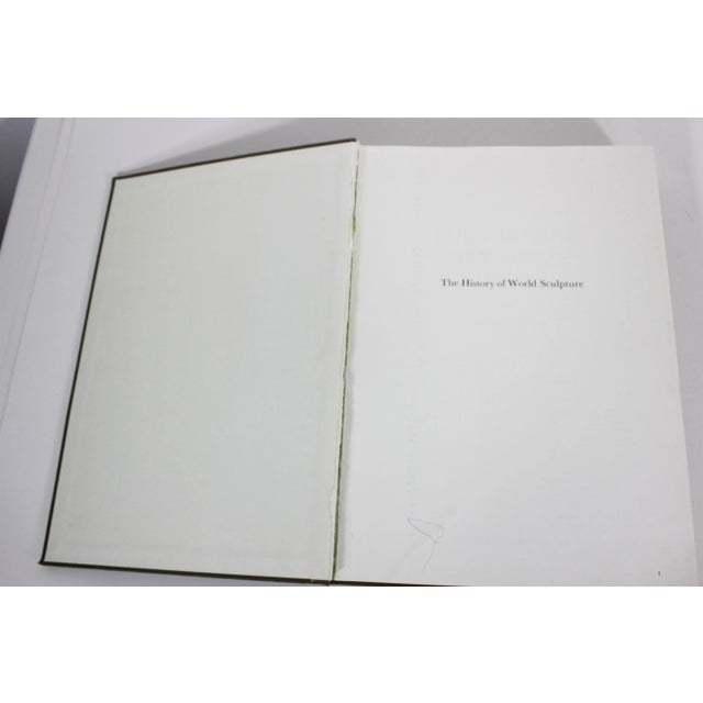 1968 the History of World Sculpture by Germain Bazin Hard Cover Coffee Table Book With Taupe Linen Cover and Gold Lettering For Sale - Image 9 of 12