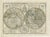 Antique Map of the World with Polar Projections by Keizer and De Lat, 1788 For Sale