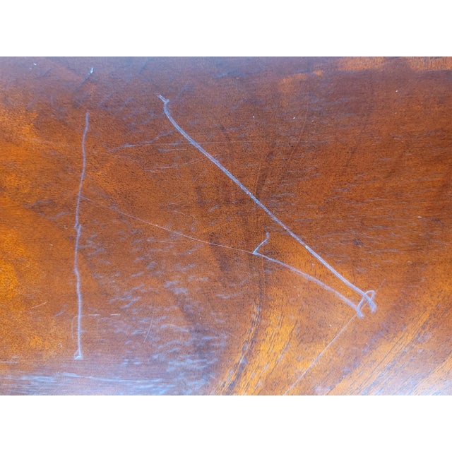 Drop Leaf Side Table in Mahogany, 1950s For Sale - Image 18 of 18