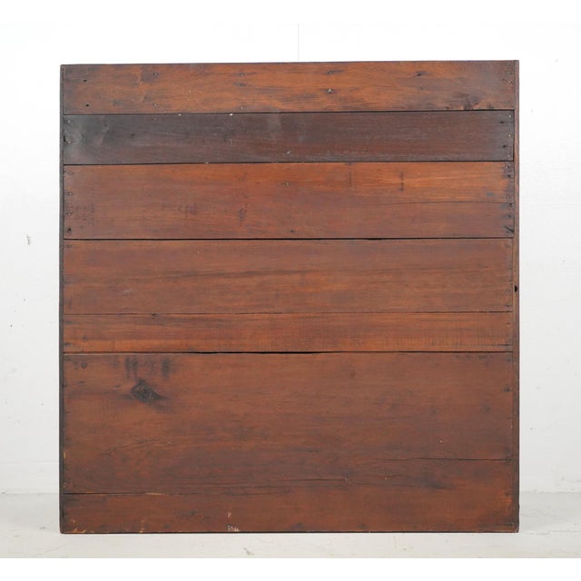 Brown Antique Sloped Oak Letter Retail Display Rack For Sale - Image 8 of 8