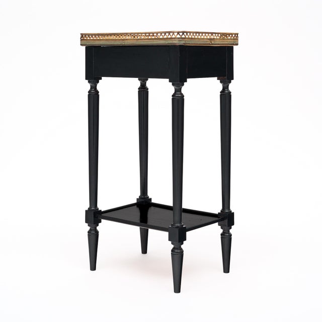 Wood Louis XVI Pair of French Side Tables For Sale - Image 7 of 9