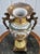1980s French Sevres Style Porcelain Urn Vase Vintage Gilt Bronze Ormolu Cherub Putti For Sale - Image 5 of 14
