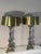 Antique Palatial Baroque Style Brass Lamps With Brass Shades - a Pair For Sale - Image 9 of 12