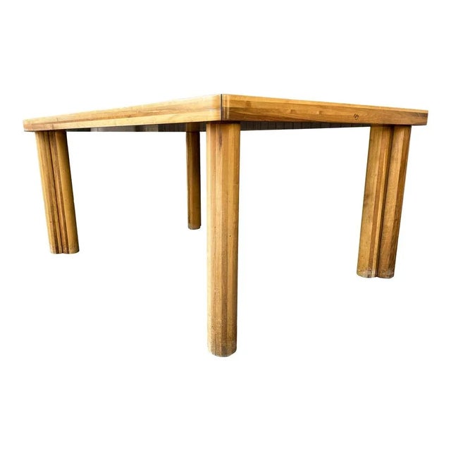 Mid-Century Modern Stable Dining Table by Carlo Scarpa for Bernini, 1977 For Sale - Image 3 of 15