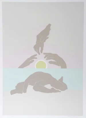 Daphne Mumford, July Sunrise, Screenprint