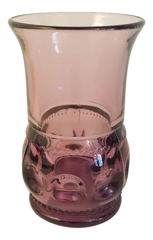 1961 Tiffin Amethyst Vintage Thumbprint Tumbler