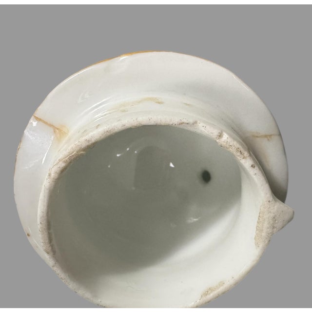 Late 19th Century Antique Old Paris Porcelain Floral Hand Painted Gilt Decorated Miniature Teapot For Sale - Image 5 of 8