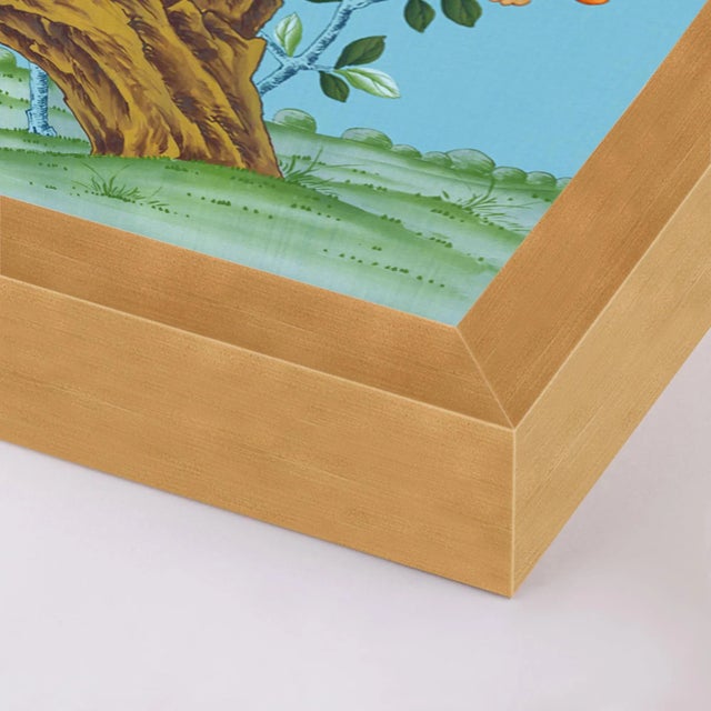 DESCRIPTION: BelAire by Paul Montgomery in Gold Frame, Large Art Print SPECIFICATIONS: Type: Framed Paper. Framed Size...