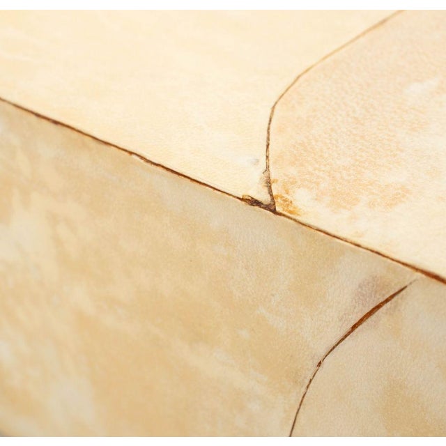 Animal Skin Jean-Michel Frank Style Goatskin Table Lamp For Sale - Image 7 of 10