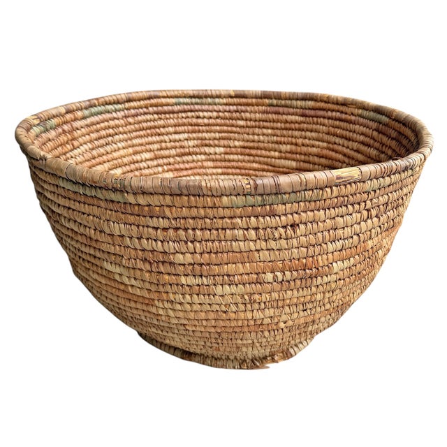Tribal Rather Large 20th Century Hausa Basket For Sale - Image 3 of 12