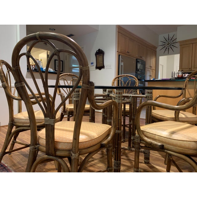 Vintage Rattan Dining Set Images