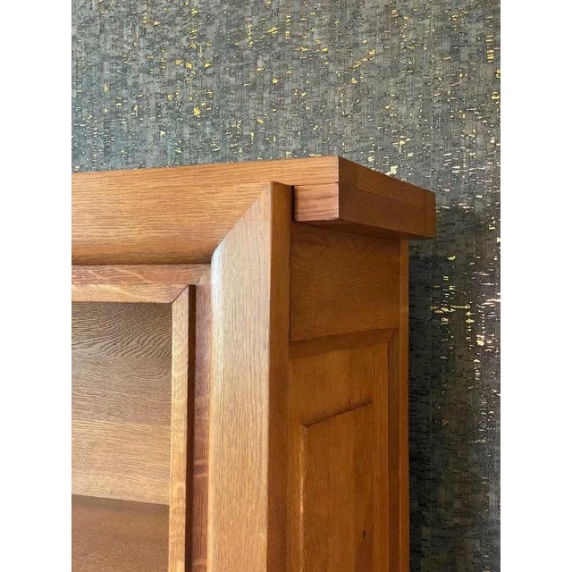 Charles Dudouyt Oak Cabinet by Charles Dudouyt, France, 1940's For Sale - Image 4 of 12