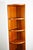 1960s 1960s Mid Century Danish Modern Corner Bookshelf Unit Teak Rounded Shelf Vintage For Sale - Image 5 of 11