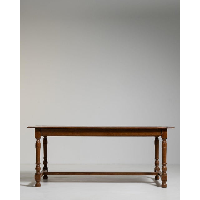 Wood 19th Century France Amber Wood Dining Table For Sale - Image 7 of 11