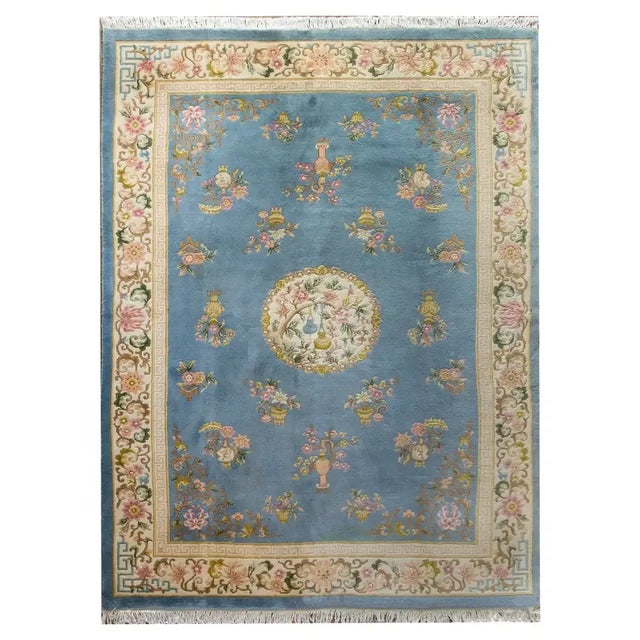 20th Century Vintage Chinese Rug For Sale - Image 13 of 13